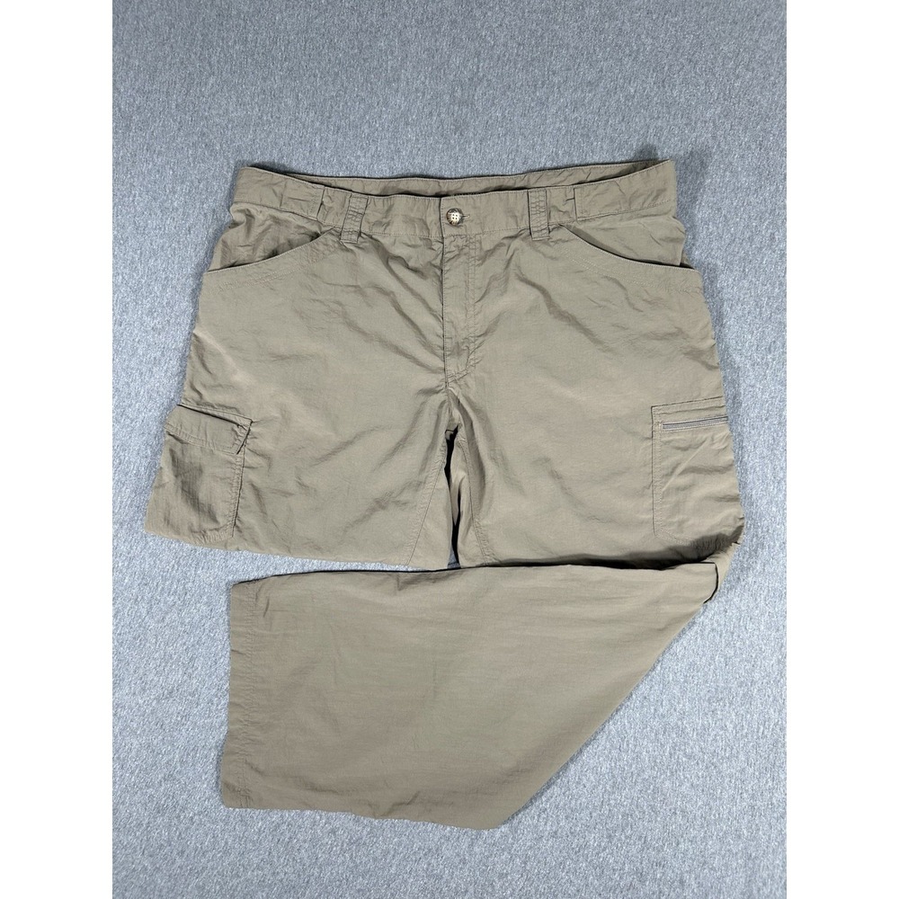 Columbia Omni-Wick‎ Convertible Cargo Pants Mens 40x30 Khaki Zip Off Shorts